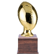 Large Gold Football Perpetual Cherry Trophy