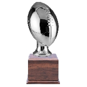 Large Silver Football Perpetual Cherry Trophy